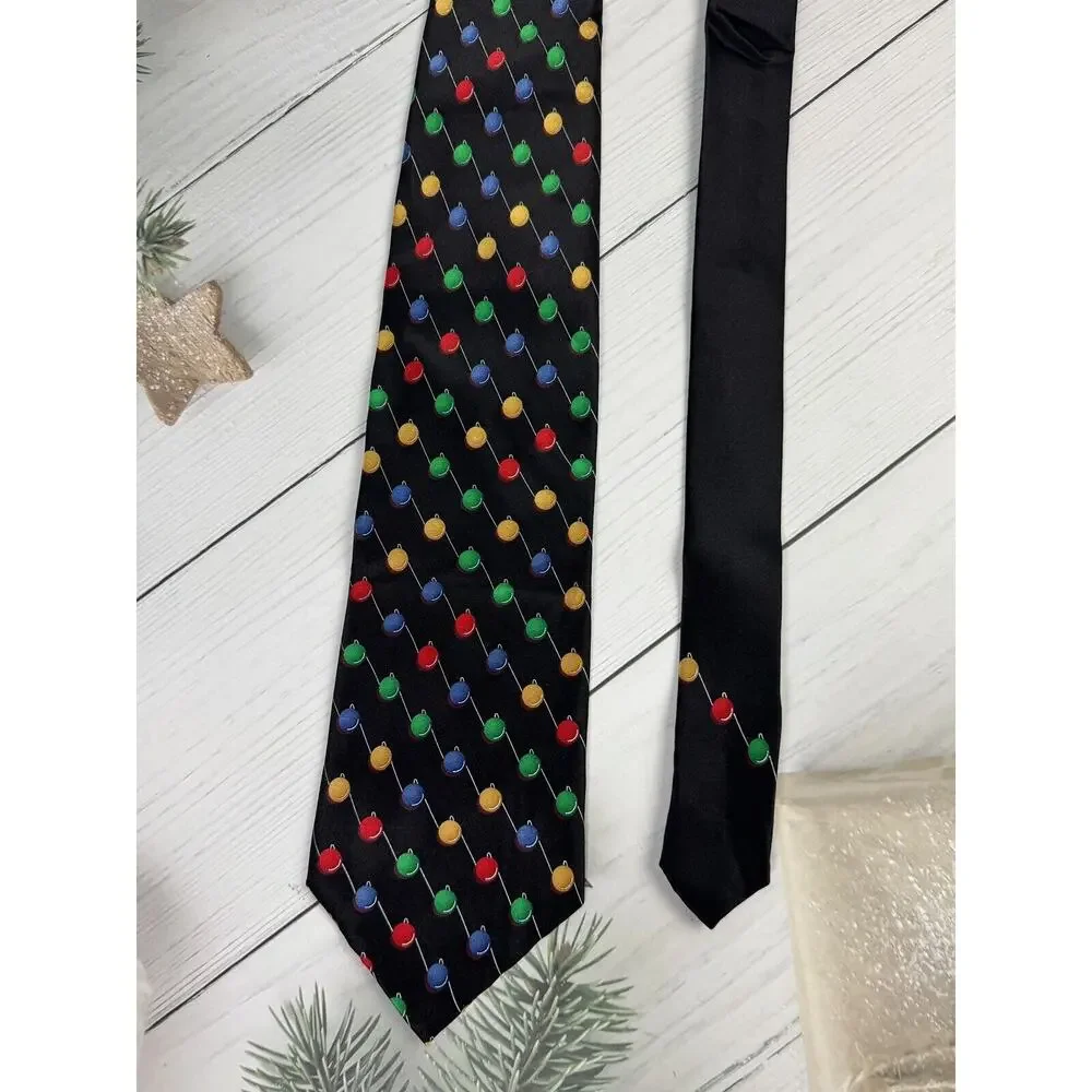 Holidays Men's‎ Ties Necktie Christmas Lights 4